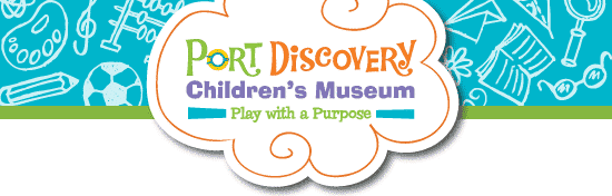 Port discovery children's museum logo.